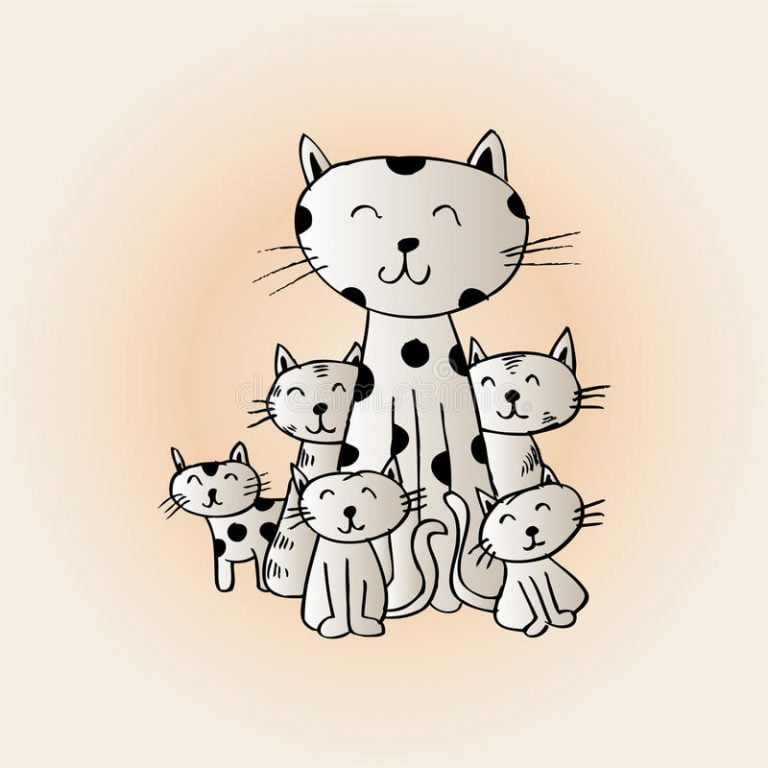 Familia De Gatos